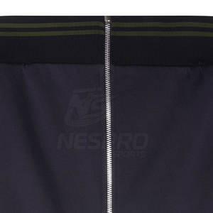 Trendy <b>Men</b> Stand Collar Front Logo Eco-Friendly Breathable <b>Track</b> <b>Jacket</b> Hot Sale Plain Color Long Sleeve Custom Winter <b>Jacket</b> - Product Image 5