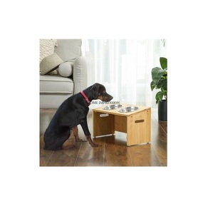 Tazón de comida para perros ecológico pulido de acero inoxidable hecho a mano de diseñador estándar clásico nuevo estilo venta superior tamaño grande moderno - Product Image 1