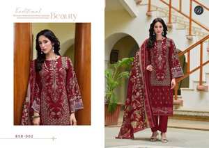 Costume en coton imprimé de qualité supérieure disponible au catalogue complet au tarif de gros collection de vêtements de fête et de vêtements décontractés - Product Image 5