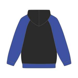 Phi Beta Sigma Noir Corps Bleu Manches Raglan Pull À Capuche Grec Fraternité Vêtements Personnalisé Divine Neuf HBCU Vie Vêtements - Product Image 3