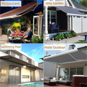 Toldo Retráctil Grande <span class=keywords><strong>para</strong></span> Exteriores OEM con Motor y Casete Completo, <span class=keywords><strong>para</strong></span> Ventanas y Patios - Product Image 6