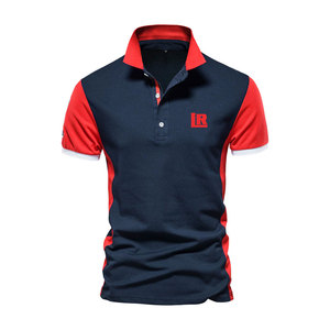2023 logotipo personalizado para hombre para camiseta Polo de alta calidad Pakistán hizo tela de lona cómoda con patrón sólido - Product Image 1