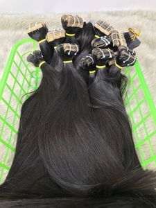 Extensions de cheveux à bandes adhésives non-Remy 100% vierges à cuticules intactes, 22 pouces, double trame, cheveux humains vietnamiens, style ondulé, toutes couleurs - Product Image 2