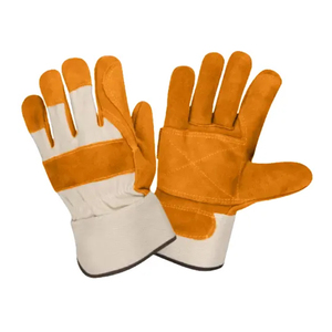 2025 Guantes de trabajo de cuero de vaca industriales de protección de manos resistentes Guantes de cuero de piel de oveja para hombres - Product Image 6