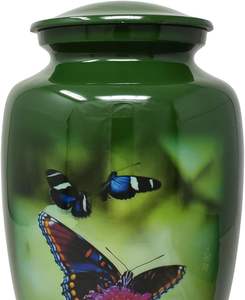 Grande urne pour cendres humaines, urne de crémation pour cendres-Urne papillon pour votre bien-aimé-Crémation funéraire commémorative pour adultes Grande - Product Image 3