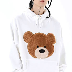 Sudaderas con capucha para hombre de la mejor calidad con nuevo diseño Sudadera con capucha bordada de chenilla Venta directa de fábrica Sudadera con capucha bordada para hombre - Product Image 5