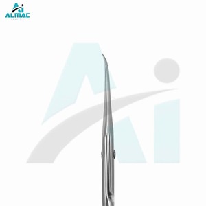 ALMAC OEM Tijeras para cutículas Cuchillas de punta fina con logotipo personalizado Recorte suave de cutícula Perfecto para el cuidado profesional de las uñas - Product Image 5