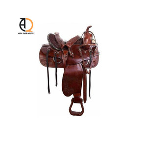 Sillas de Montar de Cuero Genuino de Primera Calidad, Estilo Occidental e Inglés, Juego de Equitación a Juego - Product Image 6