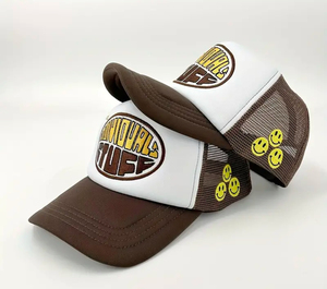 Nouveau design de haute qualité décontracté camionneur chapeau pour hommes 5 panneaux 100% coton sergé commun lettre motif doux respirant casquette de Baseball - Product Image 4