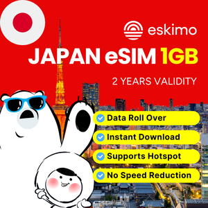 Viajes Eskimo Travel New Top Digital (No se requiere SIM física) Smartphones Japan Data - 1GB - Product Image 4