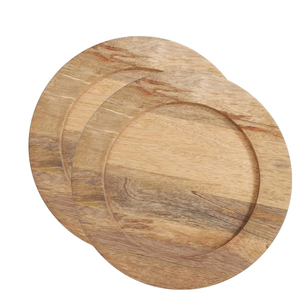 Vente à chaud d'assiettes en bois d'acacia prix de gros d'assiettes en bois de teck assiettes en bambou plateaux de bols de qualité supérieure - Product Image 4