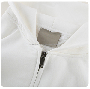 Sudaderas con Capucha de Alta Calidad, Personalizadas, con Cierre Doble, 460g, 100% Algodón, Cierre Completo, para Hombre y Mujer - Product Image 3