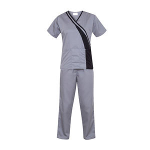 Uniforme de hospital para mujeres amigables con Hijab para mezcla de algodón musulmán, uniforme de hospital modesto, traje con túnica y pantalones para el cuidado de la salud - Product Image 6