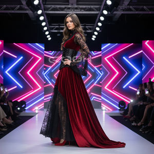 คอร์เซ็ทหนังสีดำเสริมโครงเหล็กแบบรัดใต้อกสำหรับฮาโลวีน ดีไซน์ประดับหมุดทั่วตัว - Product Image 5