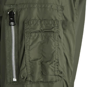 Blouson bombardier d'hiver réversible de haute qualité Design universitaire personnalisé manches en cuir de laine col à capuche broderie de tissu de toile - Product Image 4