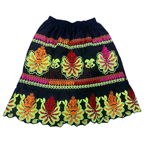 กระโปรงพิมพ์ลายดอกไม้ผ้าโพลีเอสเตอร์สำหรับผู้หญิงกระโปรงฮาวายพิมพ์ลายดอกไม้ดีไซน์แบบชาวเกาะสไตล์ใหม่ล่าสุด - Product Image 5