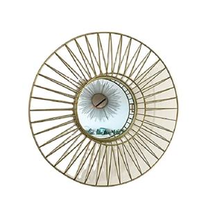 Miroir mural décoratif en bois fait à la main sur mesure pour bureau, maison, chambre à coucher, salon, porte d'entrée, décoration murale - Product Image 2