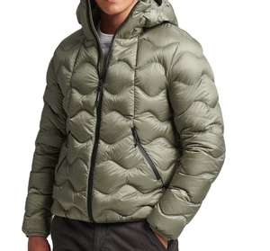 2025 nueva llegada fabricantes burbuja personalizada más gruesa Puffer burbuja chaqueta con cremallera acolchada chaqueta de invierno - Product Image 1