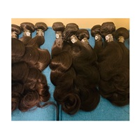 Vente en gros usine – Cheveux indiens Remy vierges à prix abordable, ondulation naturelle, double trame, qualité supérieure 8A, extension capillaire