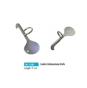 Cuchillo de embriotomía Instrumentos veterinarios obstétricos 12cm Acero inoxidable Pakistán Alta calidad Mahersi - Product Image 2