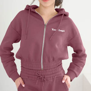 ชุดครอปมีฮู้ดแห้งเร็วของผู้หญิงชุดครอปคอตตอนดีไซน์ไม่เหมือนใคร - Product Image 3