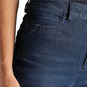 Women <b>Jeans</b> Pants Cropped Length <b>Elastic</b> <b>Waist</b> <b>Jeans</b> Trousers Stylish and Comfortable Fit - Product Image 6