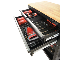 Armoire à outils roulante CSPS noire 91 cm personnalisable, certifiée ISO9001, support OEM, pour garage mécanique et stockage en gros