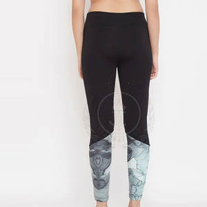 Leggings de sport à taille haute fabriqués en usine, leggings de yoga solides, compression serrée, push-up, pantalon pour femmes, respirant, séchage rapide - Product Image 2