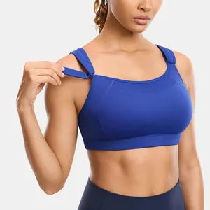 Solid Color Seamless Push Up Workout Sports Bra 2023 Private Label Youth Fitness Crop Sport Bra Supplier