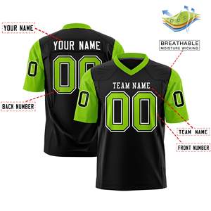 Polyester Fabric Training Wear Custom Printed Half American Football Jersey Set for Adults Quick Dry Lightweight Performance - Product Image 2