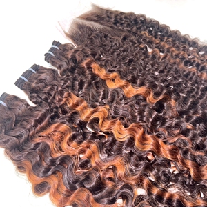 Extensiones de cabello de color rizado birmano, cabello humano vietnamita, superventas en nuestra fábrica - Product Image 4