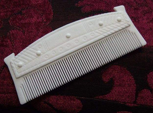 Peine Moderno para Cabello y Barba de Hueso de Búfalo Hecho a Mano, Ecológico y de Alta Calidad, Recién Llegado al Salón - Product Image 3