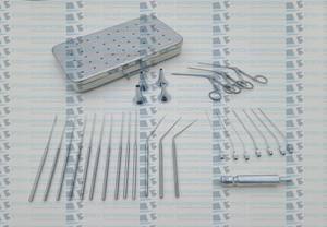 ชุดเครื่องมือผ่าตัดขน myringotomy ทำจากสเตนเลส29ชิ้นเครื่องมือผ่าตัดแบบแมนนวลจมูกจมูกและทรวงอก - Product Image 3