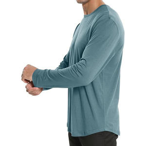 Camiseta de manga larga con cuello redondo para Otoño e Invierno para mujer, sudadera de Modal suave y cómoda, ropa de abrigo deportiva informal transpirable de talla grande - Product Image 5