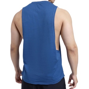 Camiseta Deportiva de Secado Rápido, Ropa de Entrenamiento, Ropa Deportiva, Chaleco de Gimnasio para Hombre, Venta al por Mayor a Bajo Precio, Sin Mangas, OEM, Liso - Product Image 5