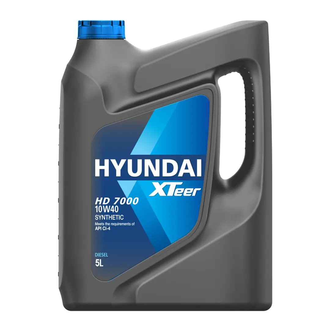 Diesel, 10 w-40/SL/CI-4, Semi sintetis, 'HD 7000 '[Hyundai XTeer]