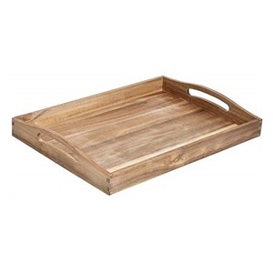 Handmade Metal Serving <b>Tray</b> with Metal Handle Modern Luxury Design Durable Powder Coated Finish Food Contact Safe - Product Image 2