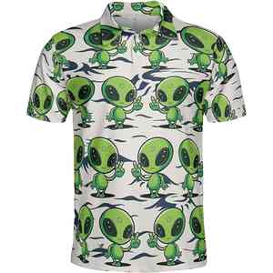 Polo de Golf Ajustado para Hombre, Logotipo Personalizado, Sublimación, Rendimiento, Fitness, Ropa Deportiva con Cuello - Product Image 6