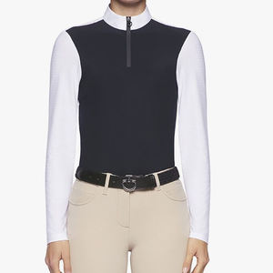 Camisa de equitación personalizada para mujer, camisa de espectáculo de manga completa, ropa deportiva, ropa ecuestre, camisas de equitación al por mayor, Top de capa base - Product Image 3