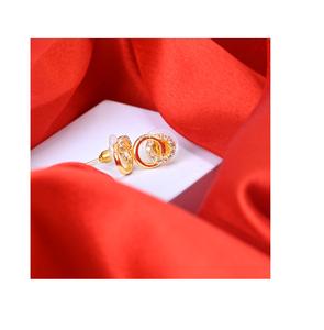 Pendientes de diamantes americanos clásicos para mujer de alta calidad para fiestas, bodas, regalos, compromisos directamente exportados desde la India - Product Image 1