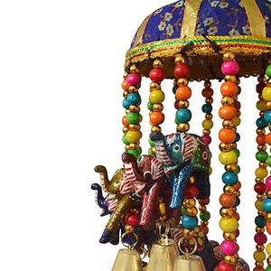 Carillon éolien fait à la main carillon éolien perlé multicolore réchauffement de la maison Boho jardin suspendu cloche carillon éolien pour intérieur et extérieur - Product Image 4