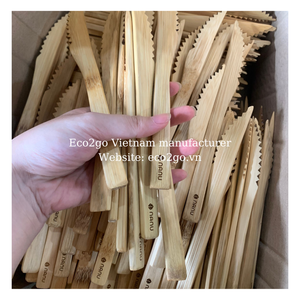 Juego de Cubiertos de Bambú 100% Ecológico en Oferta, Juego de Cubiertos de Bambú con Cuchara y Tenedor con Logotipo - Product Image 3