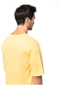 Alta calidad 220-240 GSM Drop Shoulder Heavyweight Camisetas Camiseta personalizada para hombres Algodón Mock Neck Camisetas de gran tamaño para hombres - Product Image 3