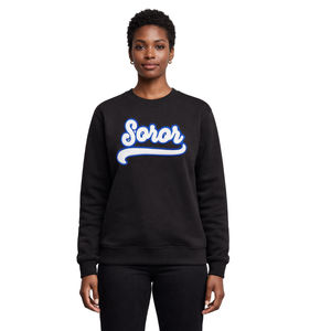 Sudadera Negra con Cuello Redondo de la Hermandad Zeta Phi Beta, Inspirada en los Fundadores de 1920, Hermandad Griega, Mujeridad Superior, Sudadera de Algodón Premium - Product Image 5