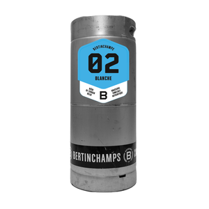 Bière blanche fût 20L Bertinchamps Belgique brasserie locale authentique 20 litres bière de blé bière blanche de haute qualité vente chaude artisanat - Product Image 1