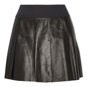 Jupes en cuir de mouton pour femmes en gros, jupes personnalisées OEM Soft Hide - Product Image 4