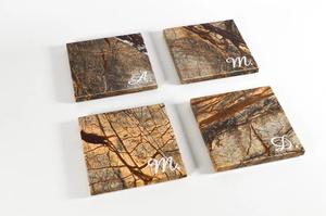 Juego de posavasos indio de madera y resina epoxi con caja, posavasos de taza de té en estilo tradicional para Decoración de mesa Interior - Product Image 4