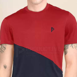 Camiseta de Hombre Transpirable de Talla Personalizada, Cómoda, de Punto, de Algodón y Poliéster, Manga Corta, para Toda Temporada, Alta Calidad, en Stock - Product Image 5