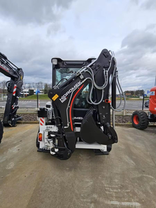 2026 Hydromek 62T Compact Track <b>Loader</b> <b>Backhoe</b> – Diesel Engine, Enclosed Cabin, Heavy Duty Construction Machine - Product Image 2