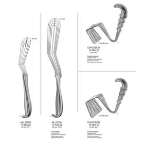 Retractor de Escápula Davidson 75x90mm 16cm de Acero Inoxidable, Instrumentos Quirúrgicos Manuales para Retracción Pulmonar de Alta Calidad - Product Image 2